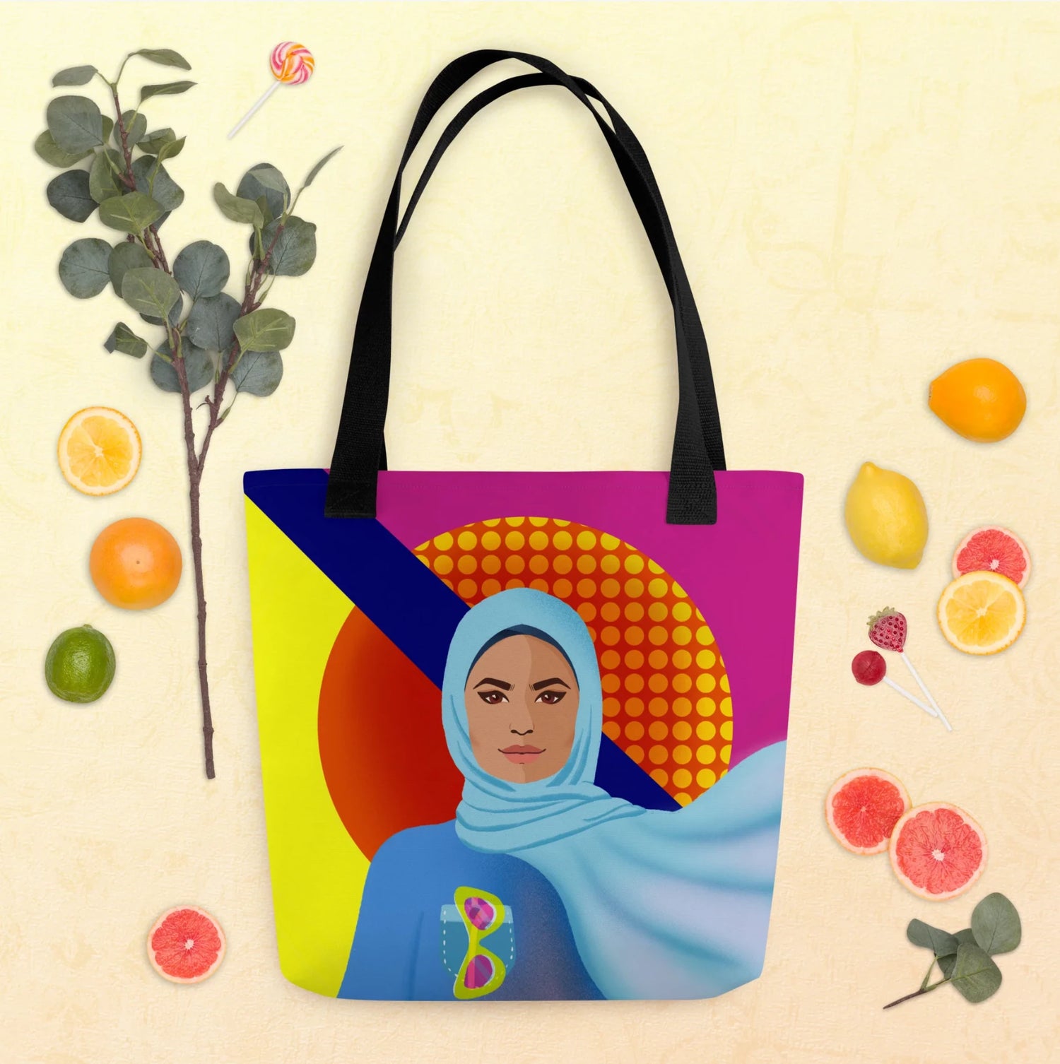 Hijab Pop Art Collection - La Vie En Rose
