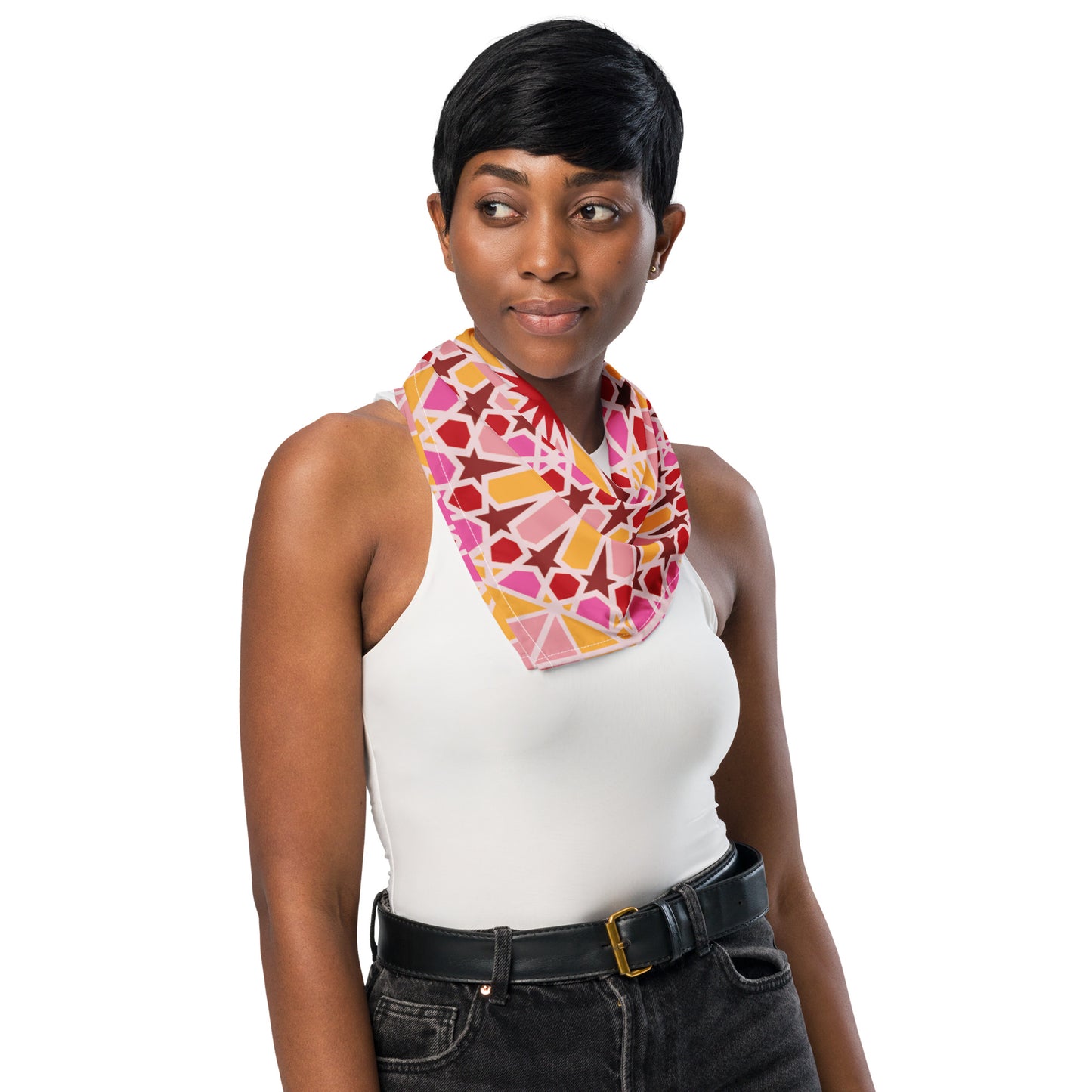All-over print bandana - Geometric Candy