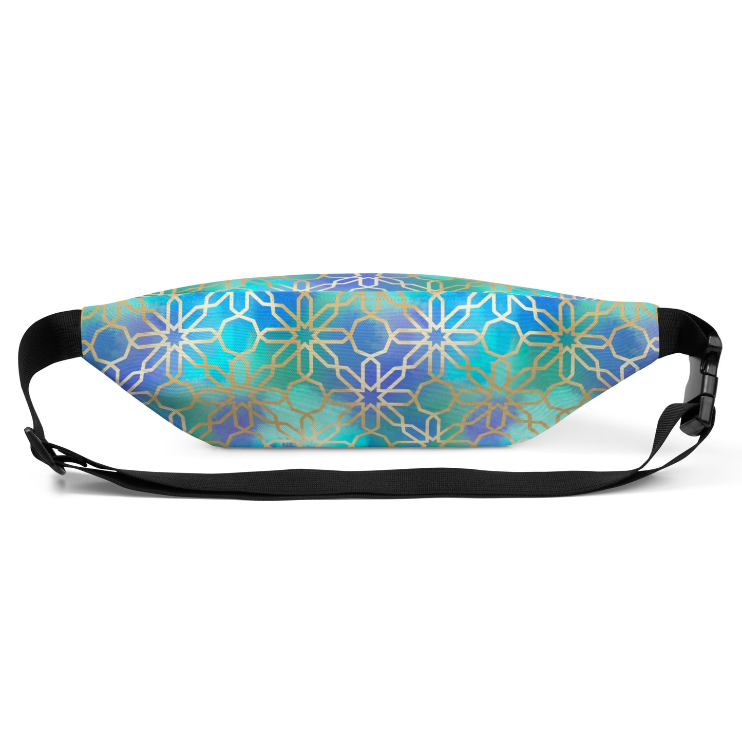 Fanny Pack - Arabian Geometry in Red Sea Watercolors