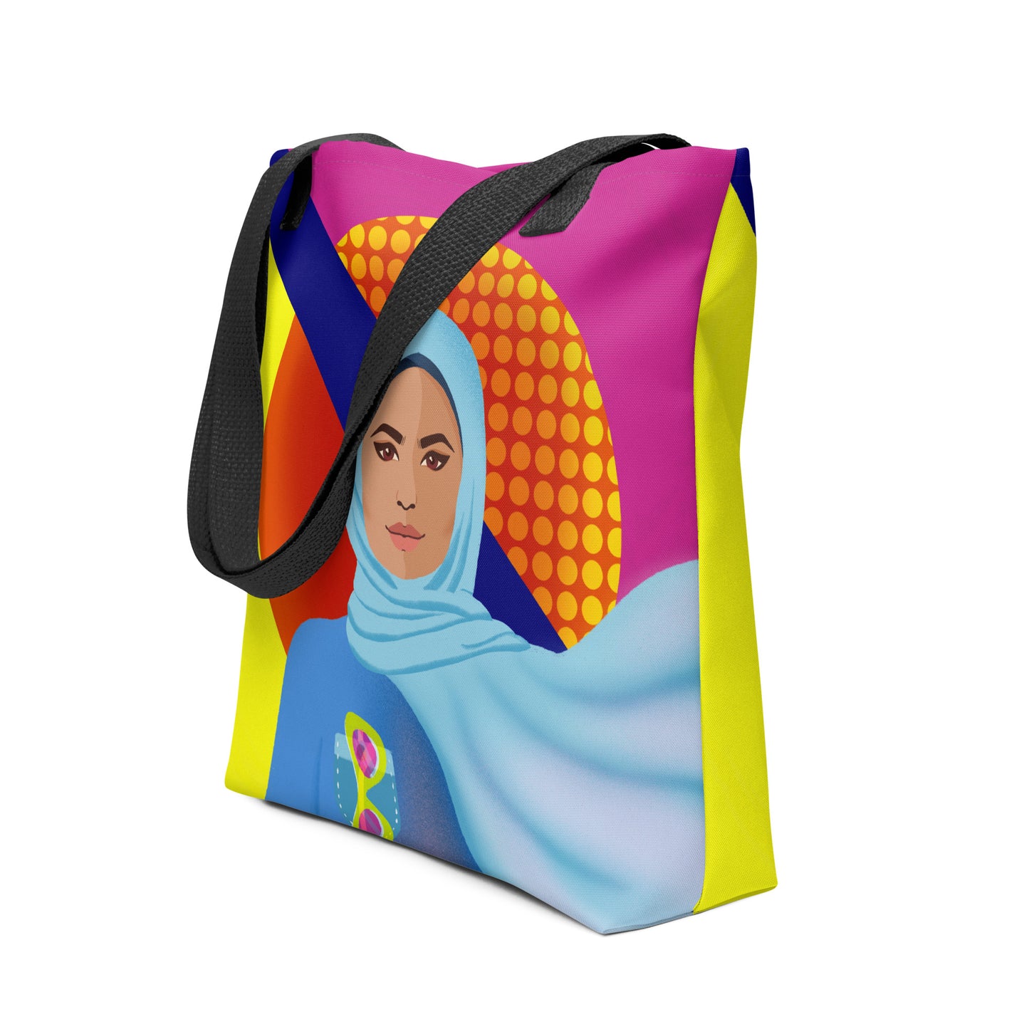 Tote bag - Hijabi Pop Art Collection - La Vie en Rose