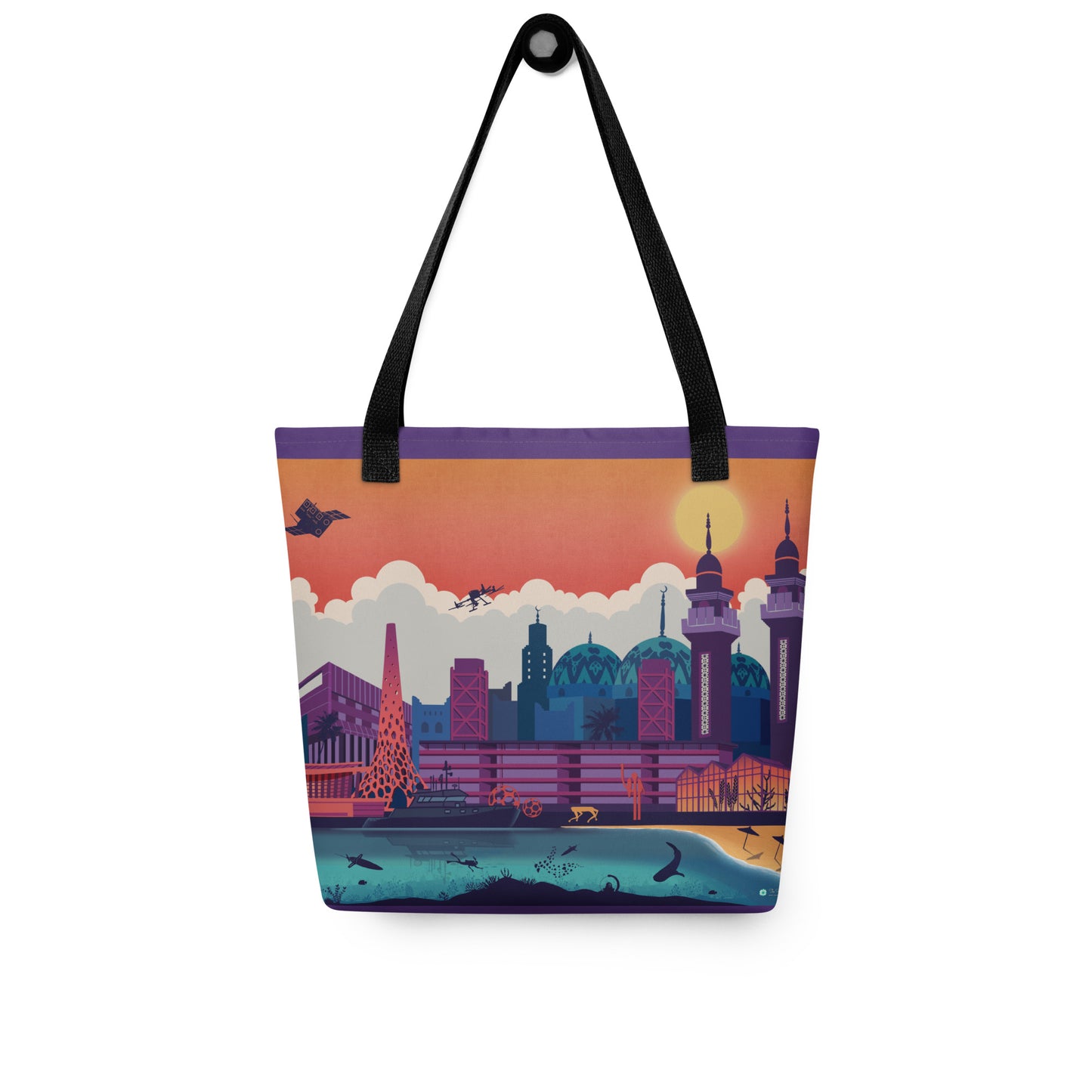 KAUST Skyline Urbanscape Tote bag