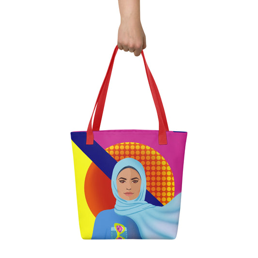 Tote bag - Hijabi Pop Art Collection - La Vie en Rose