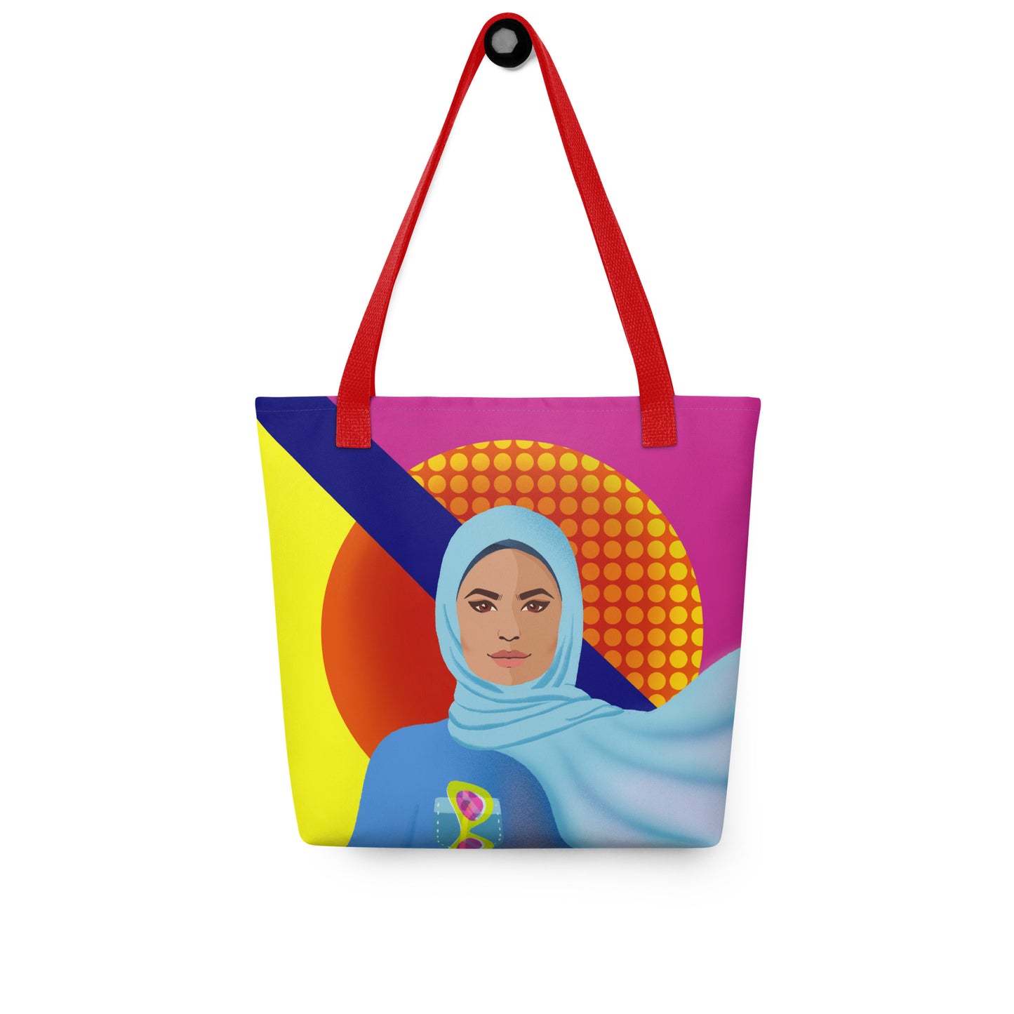 Tote bag - Hijabi Pop Art Collection - La Vie en Rose
