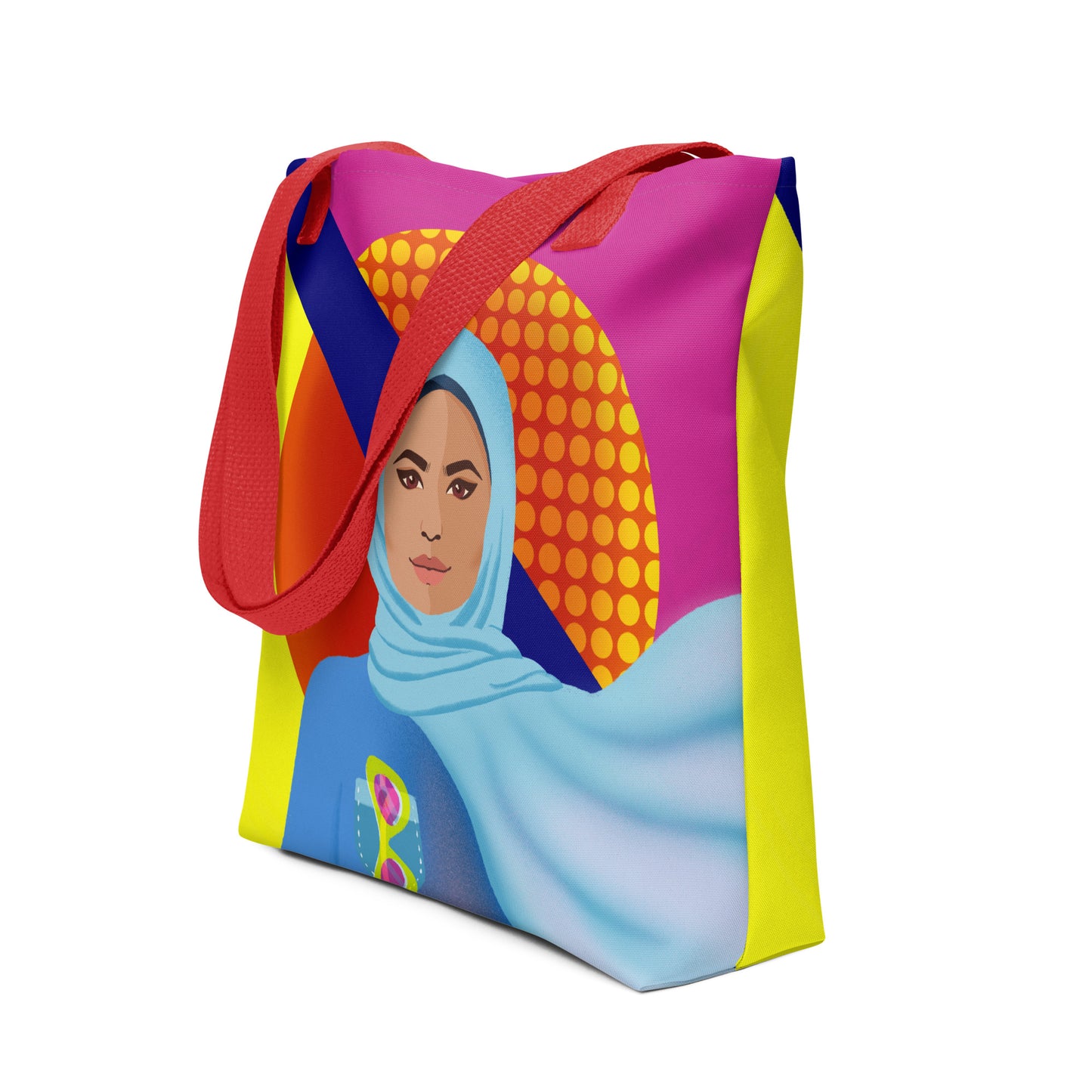 Tote bag - Hijabi Pop Art Collection - La Vie en Rose
