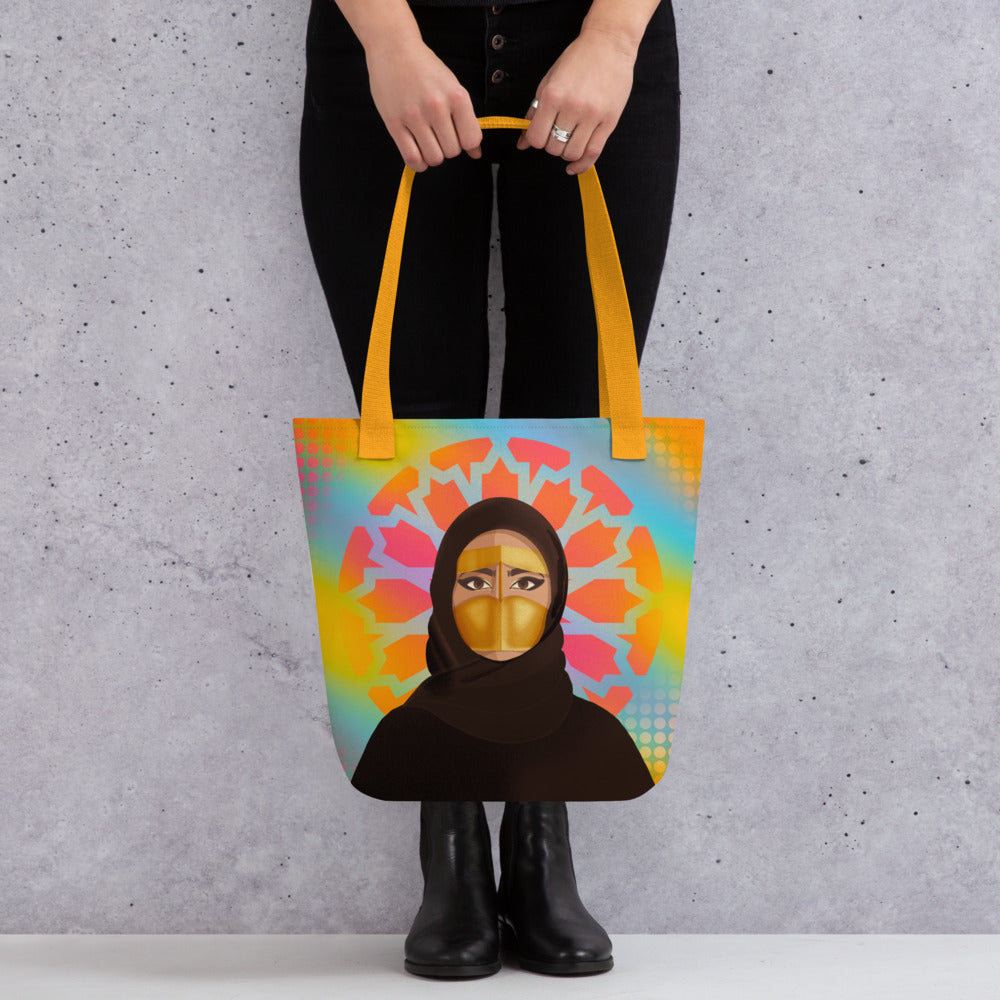 Tote bag - Hijabi Pop Art Collection - Batoola Girl