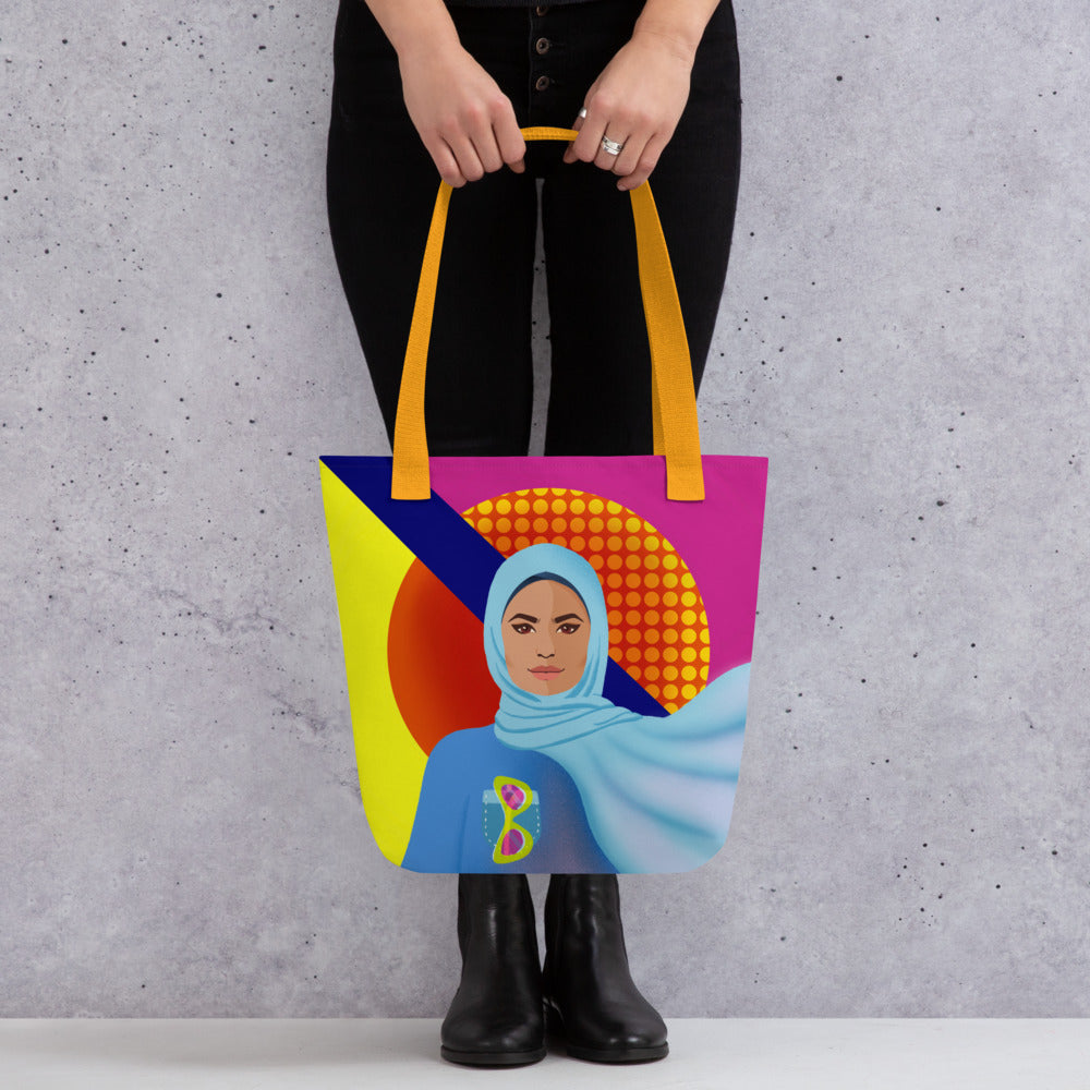 Tote bag - Hijabi Pop Art Collection - La Vie en Rose