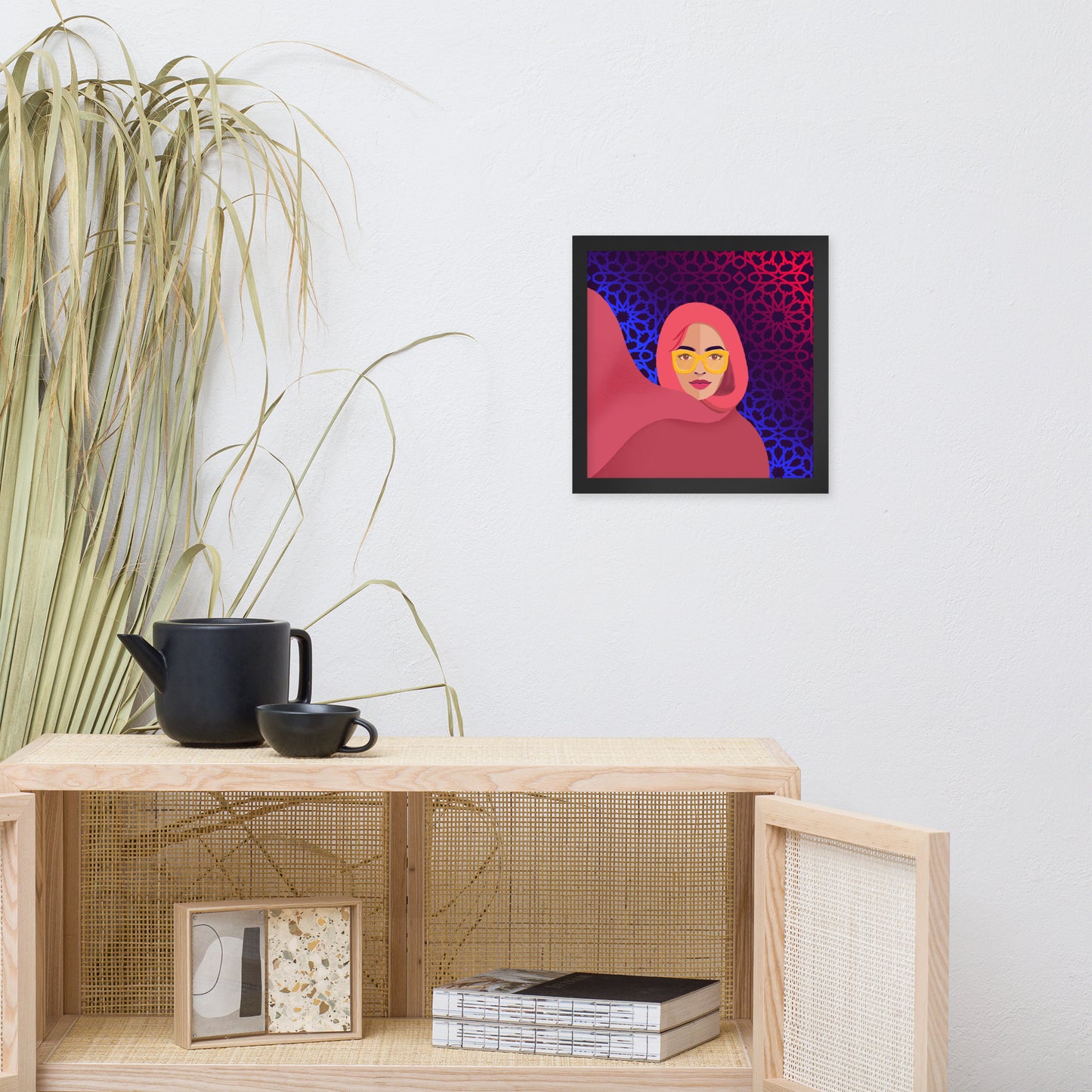 Hijabi Pop Art collection - Framed poster - Future Pop