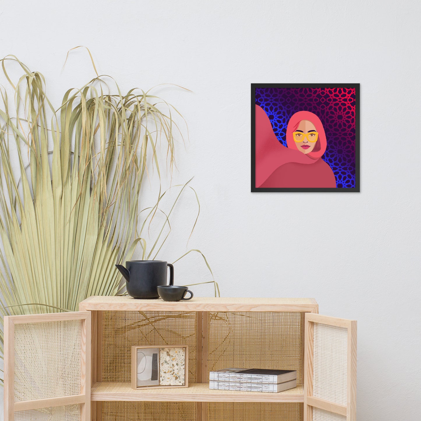 Hijabi Pop Art collection - Framed poster - Future Pop