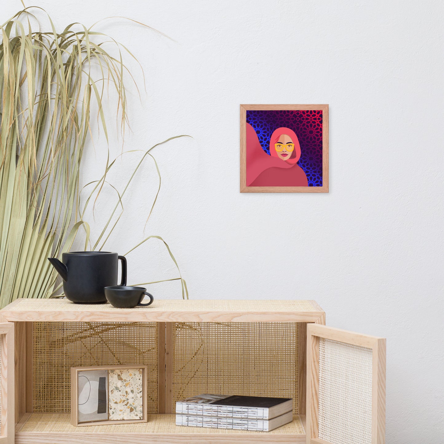 Hijabi Pop Art collection - Framed poster - Future Pop