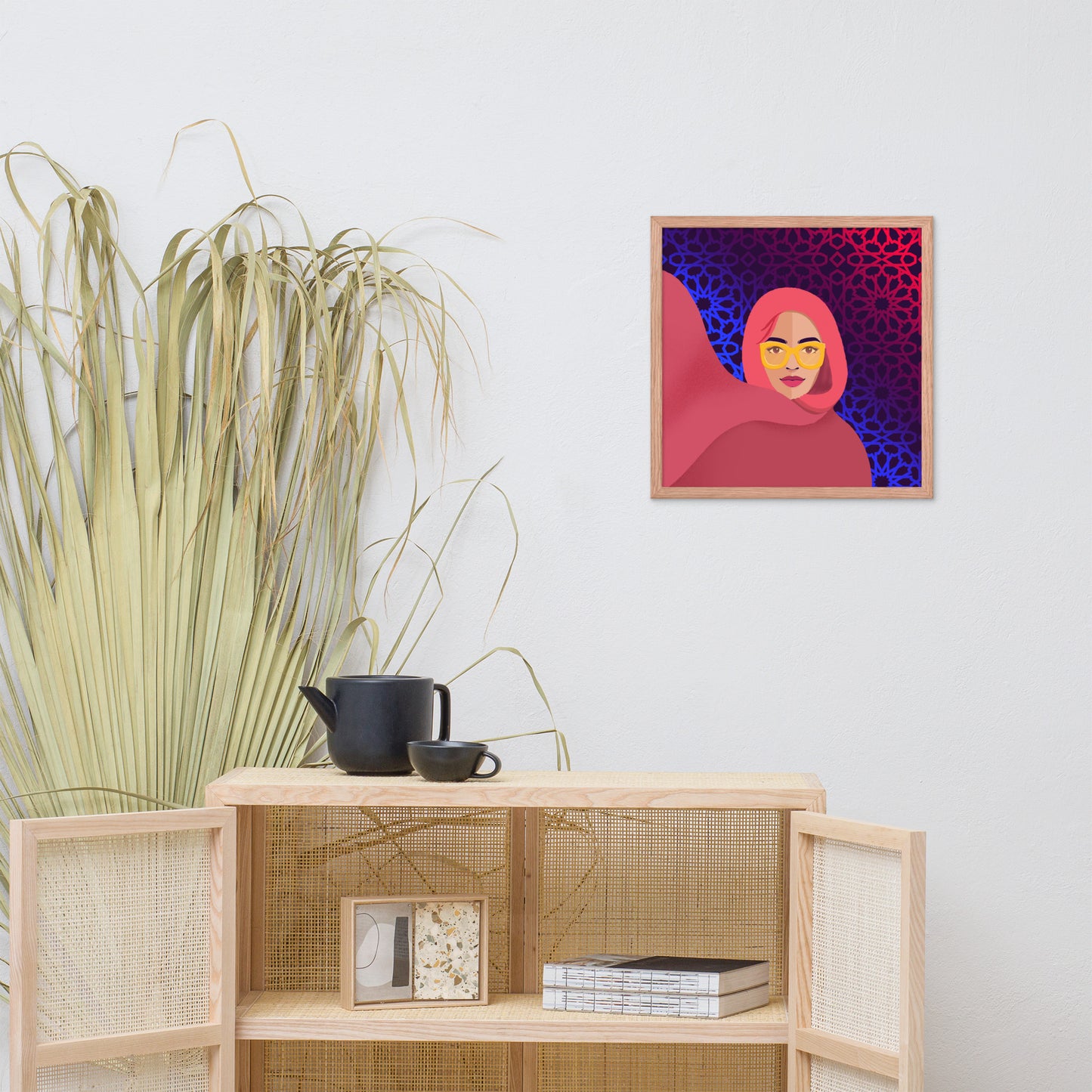 Hijabi Pop Art collection - Framed poster - Future Pop