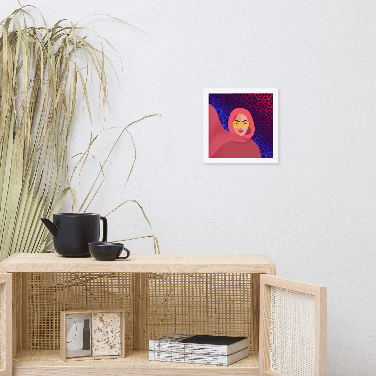 Hijabi Pop Art collection - Framed poster - Future Pop