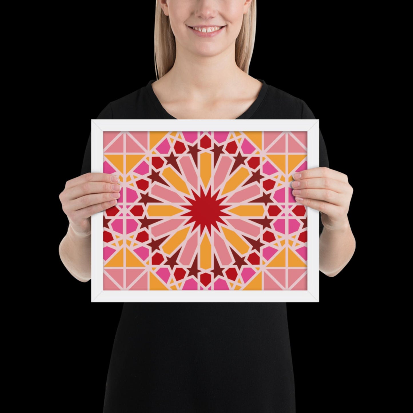 Framed poster - Geometric Candy