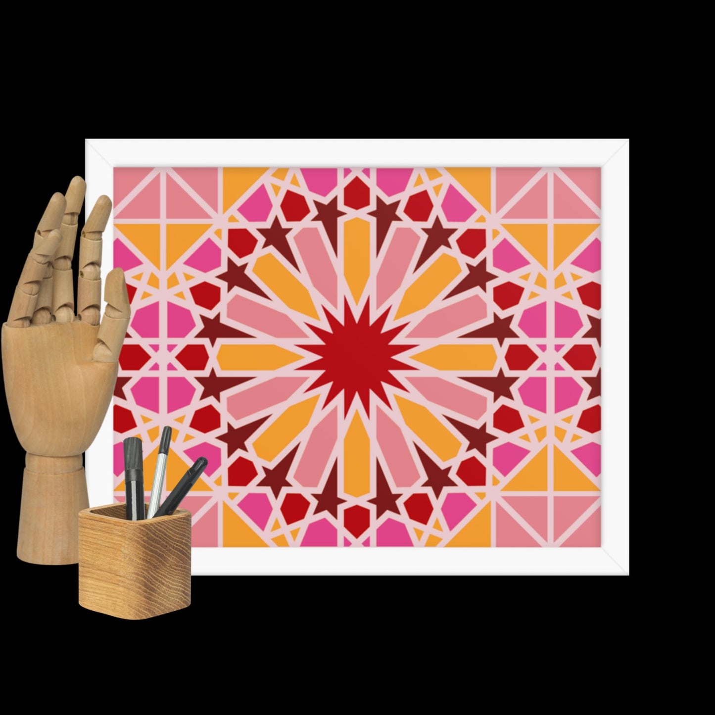 Framed poster - Geometric Candy