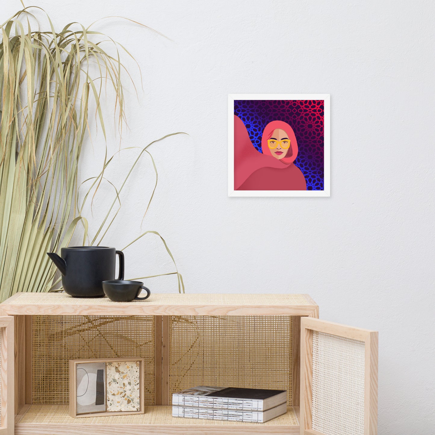 Hijabi Pop Art collection - Framed poster - Future Pop