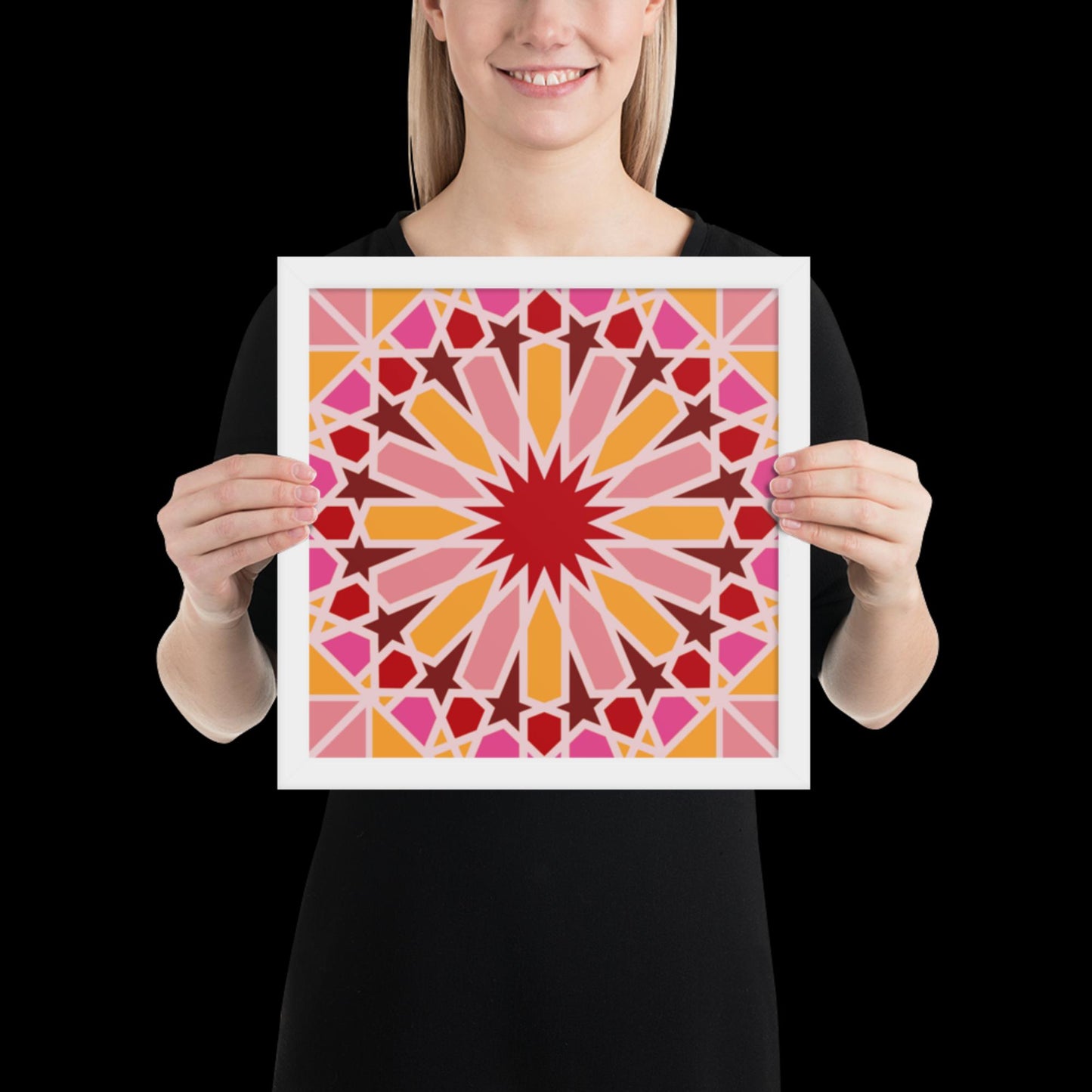 Framed poster - Geometric Candy