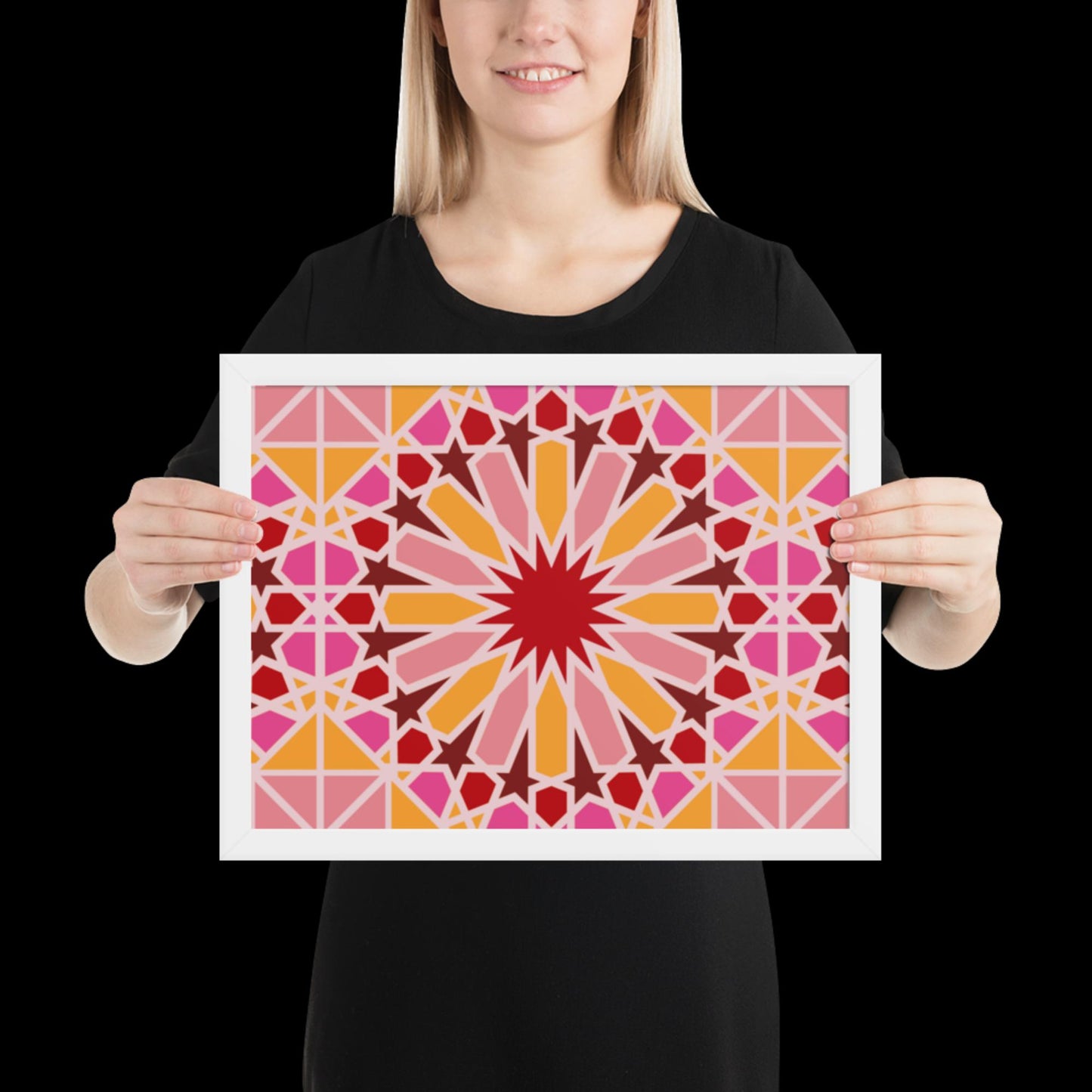Framed poster - Geometric Candy