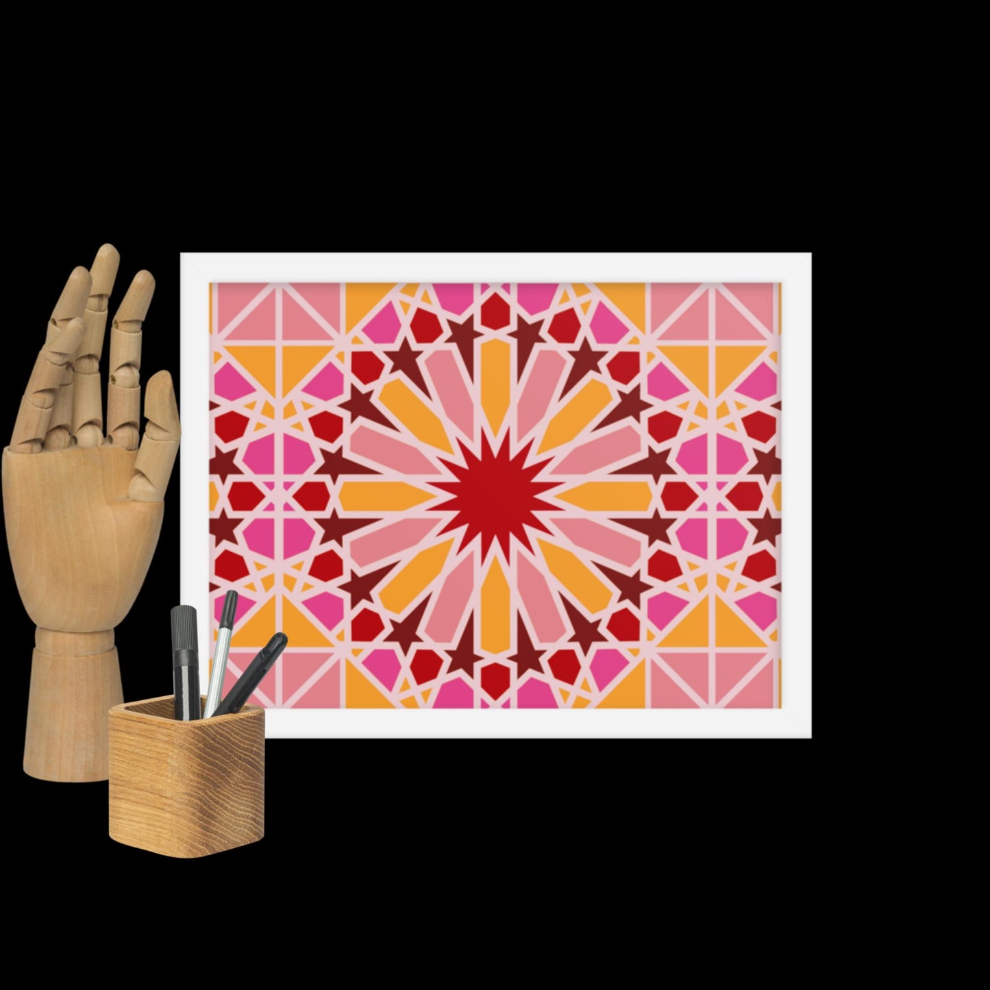Framed poster - Geometric Candy
