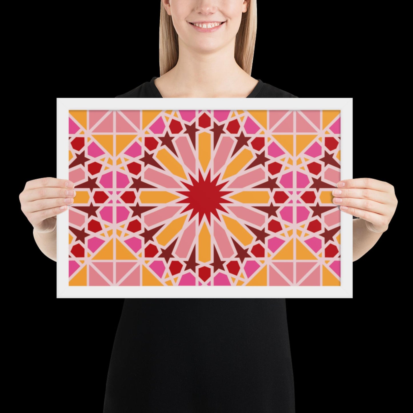 Framed poster - Geometric Candy
