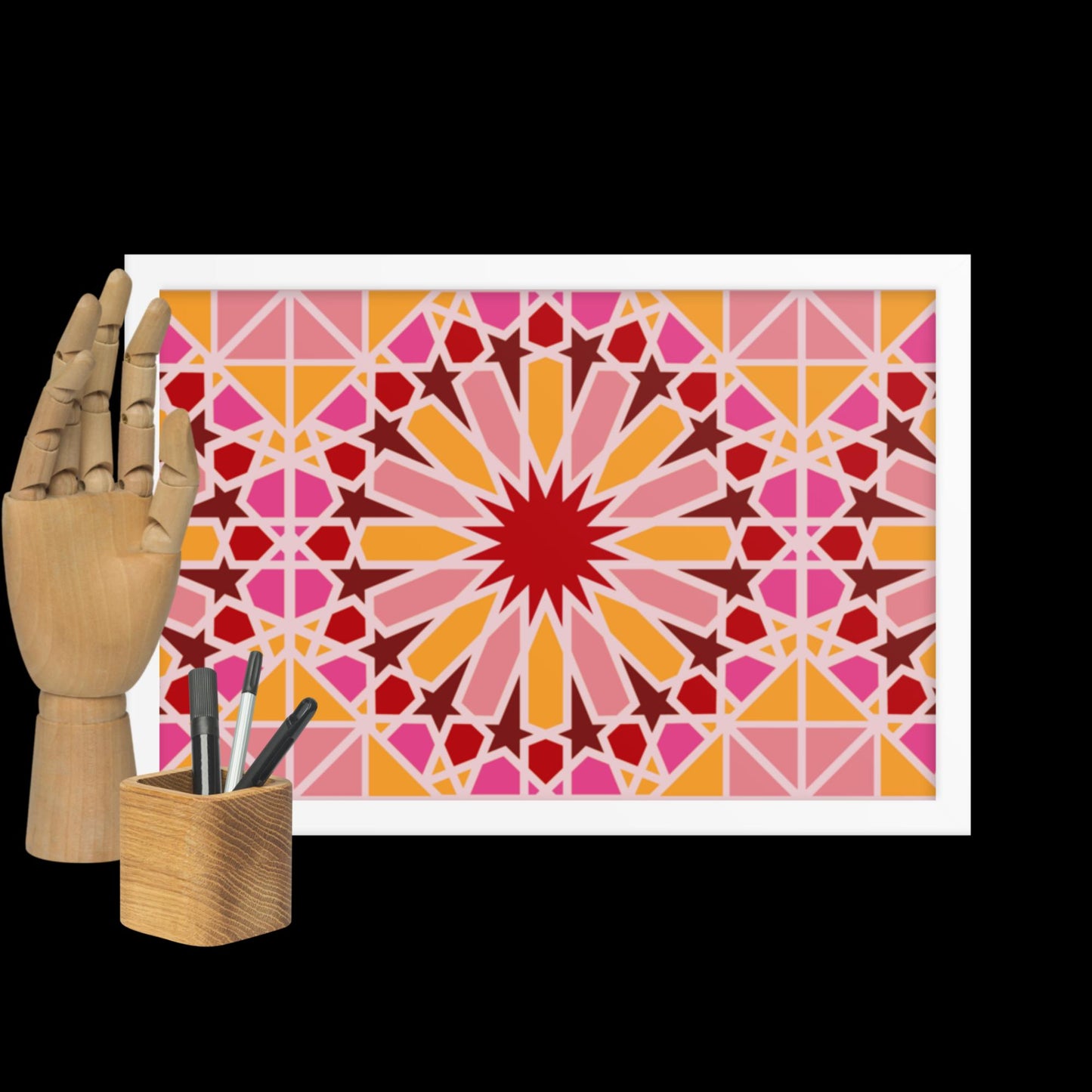 Framed poster - Geometric Candy