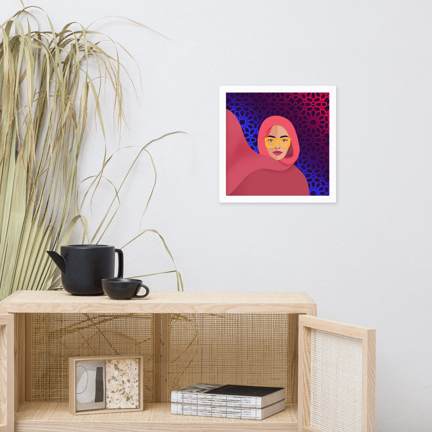 Hijabi Pop Art collection - Framed poster - Future Pop