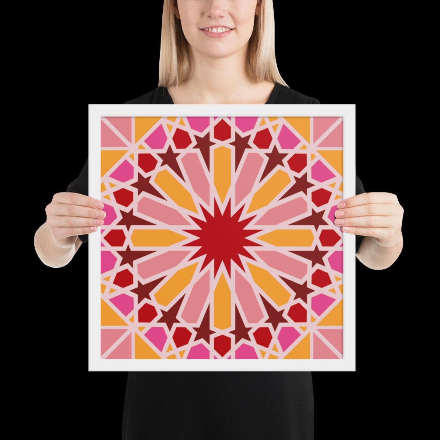 Framed poster - Geometric Candy