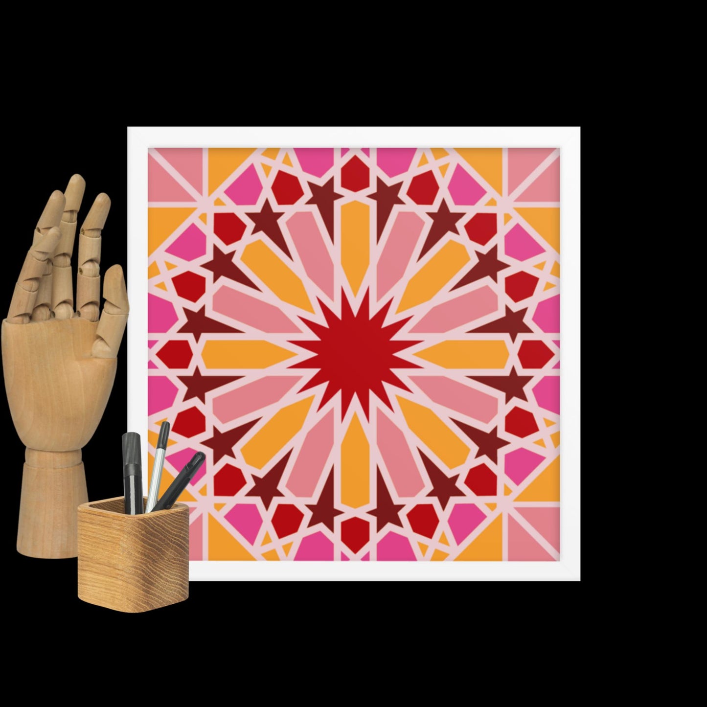 Framed poster - Geometric Candy
