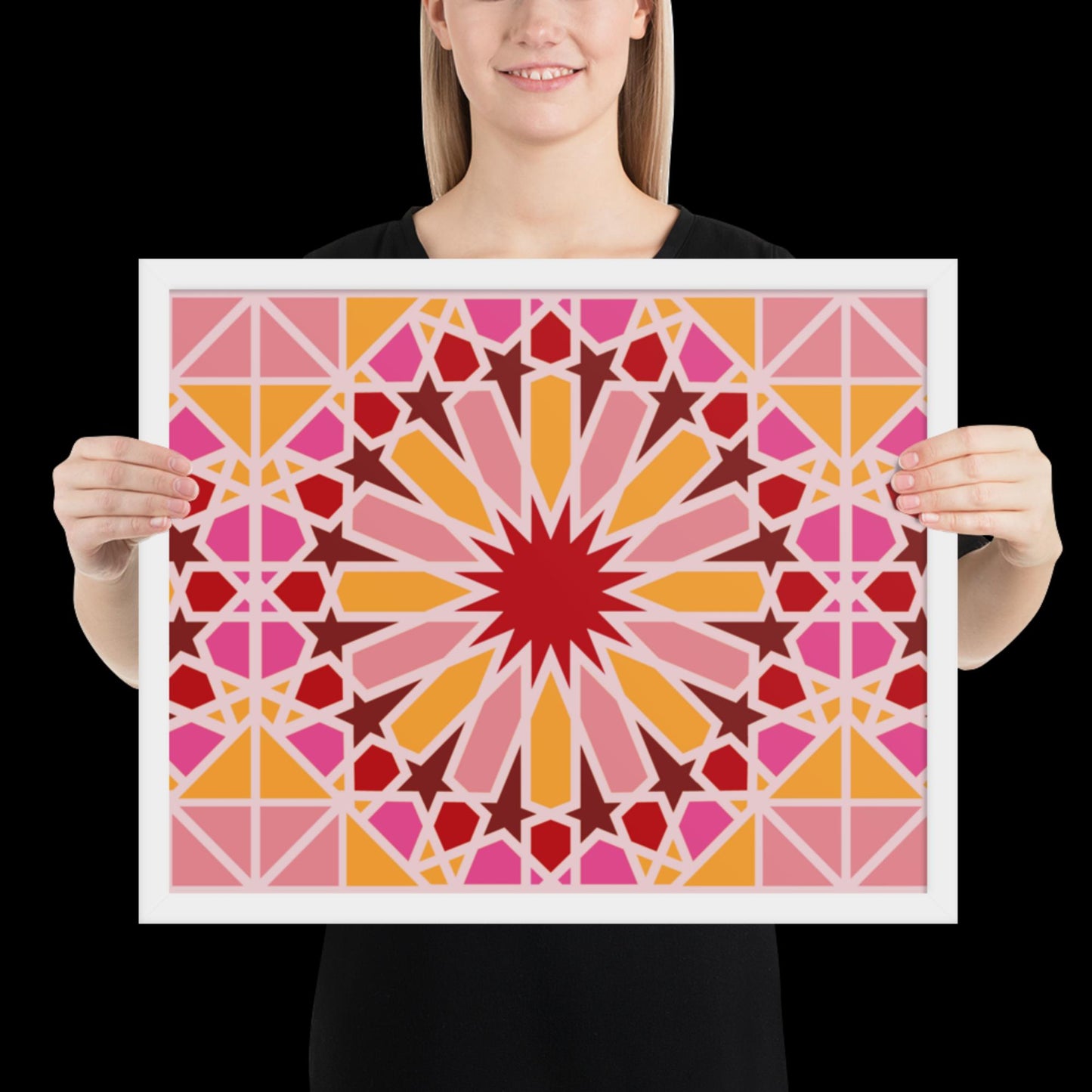 Framed poster - Geometric Candy