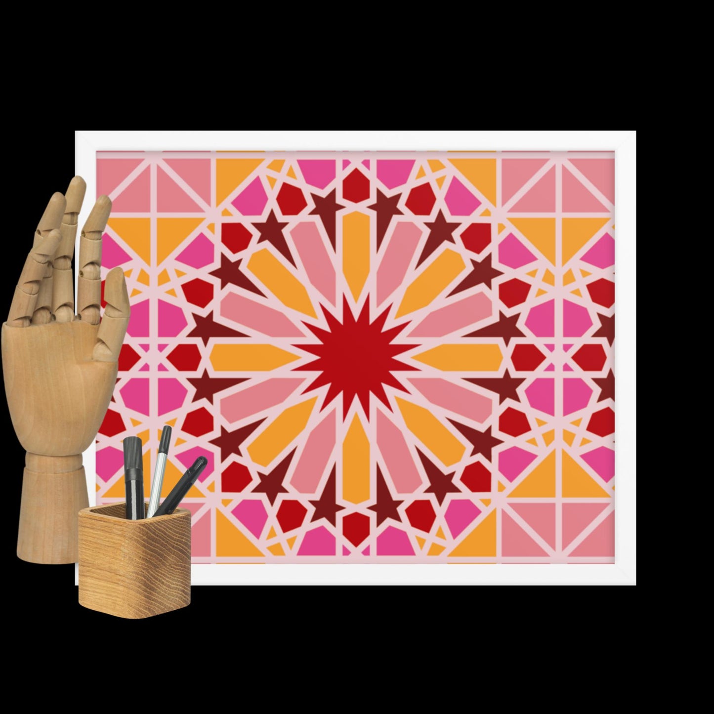 Framed poster - Geometric Candy