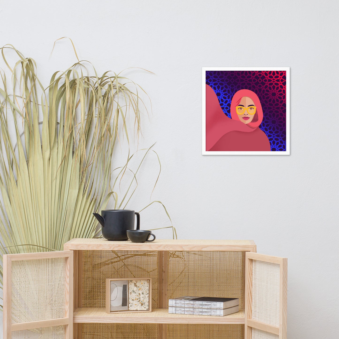 Hijabi Pop Art collection - Framed poster - Future Pop