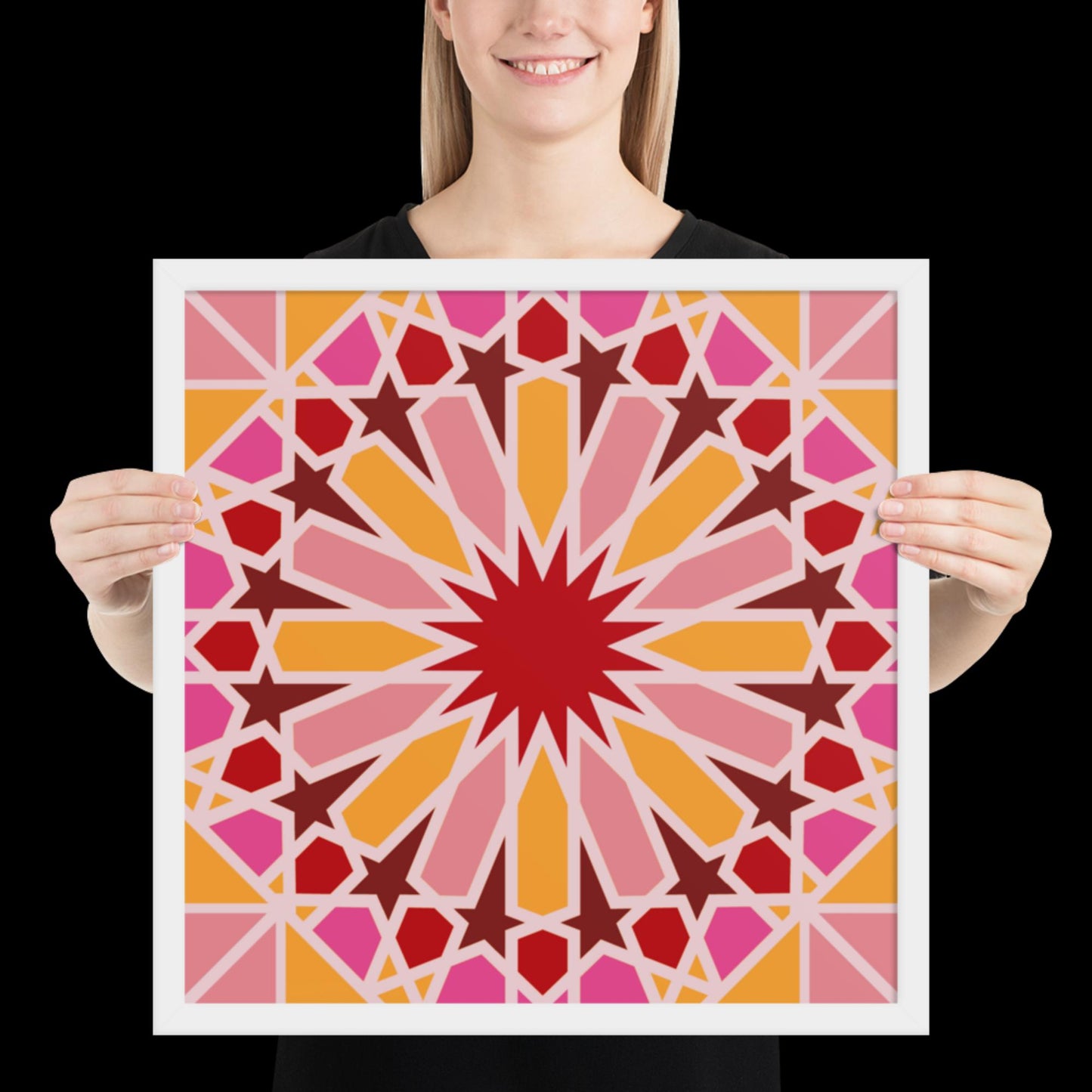 Framed poster - Geometric Candy