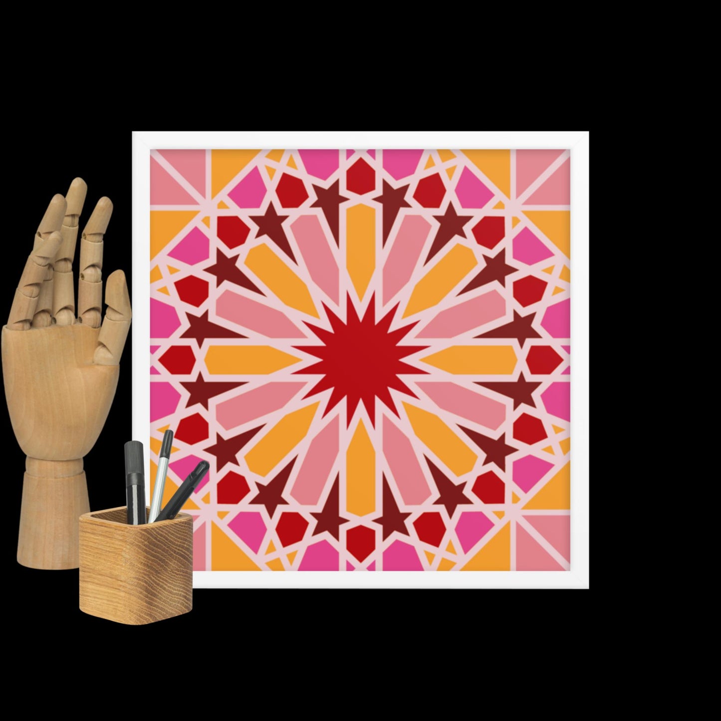 Framed poster - Geometric Candy