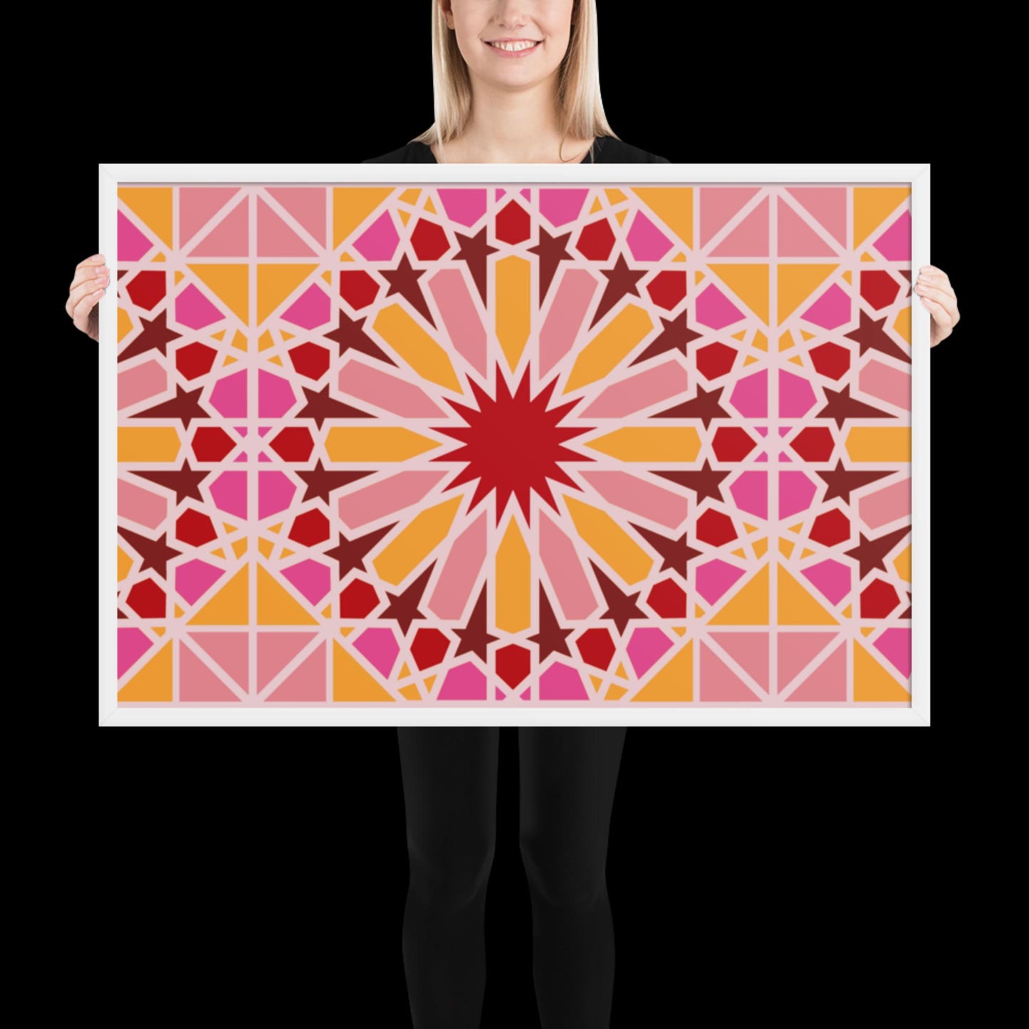 Framed poster - Geometric Candy