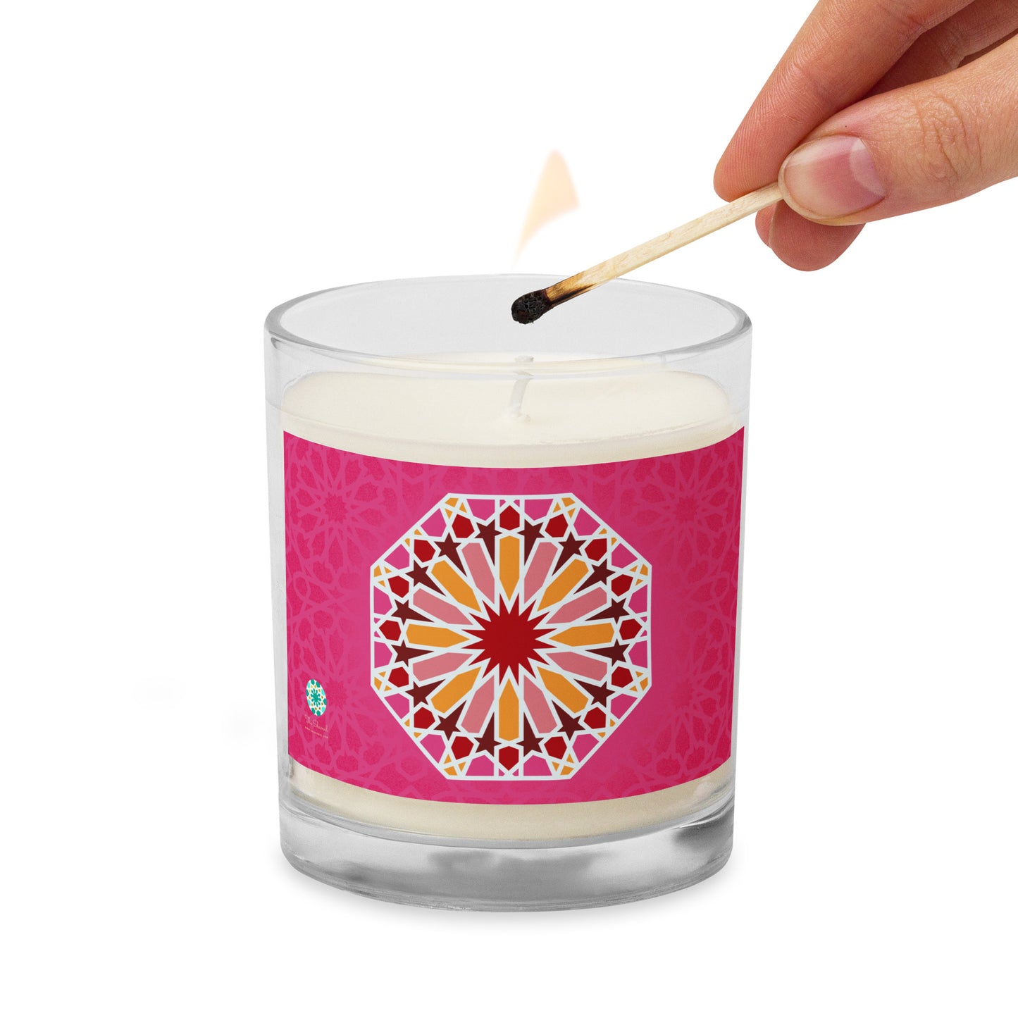 Soy Wax Candle - Geometric Candy