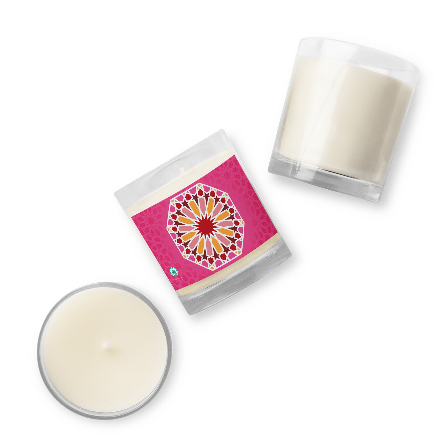 Soy Wax Candle - Geometric Candy
