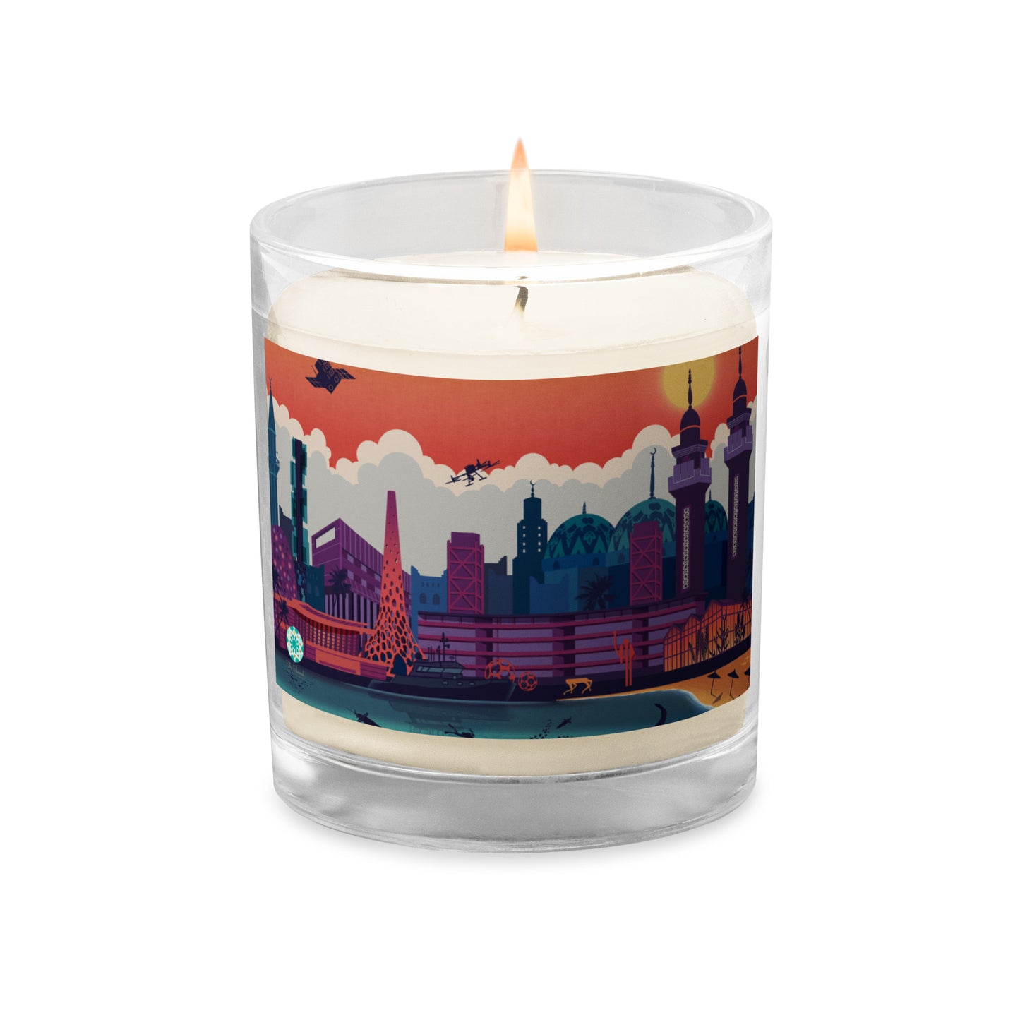 KAUST Skyline Urbanscape soy wax candle