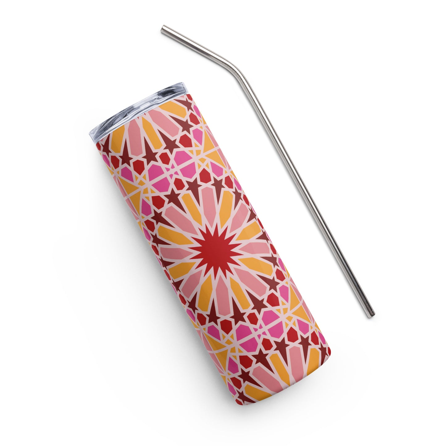 Stainless steel tumbler - Geometric Candy