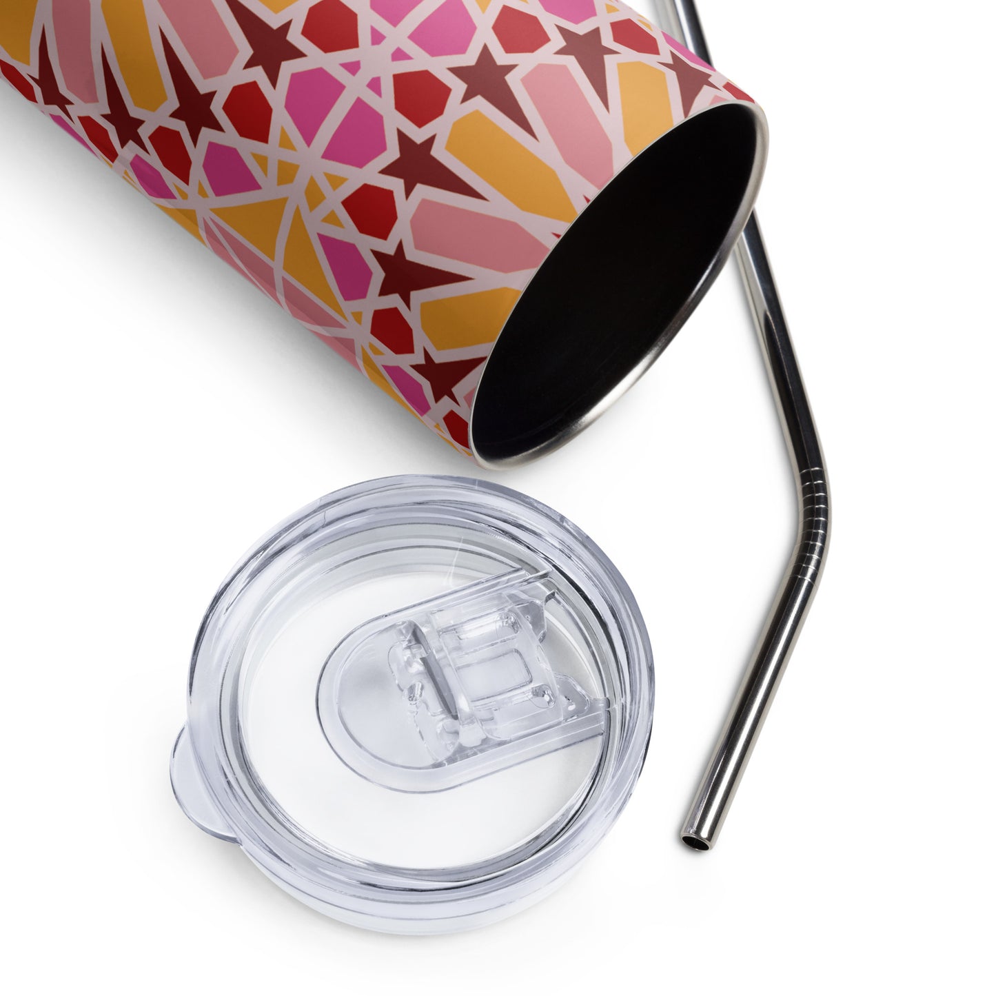 Stainless steel tumbler - Geometric Candy