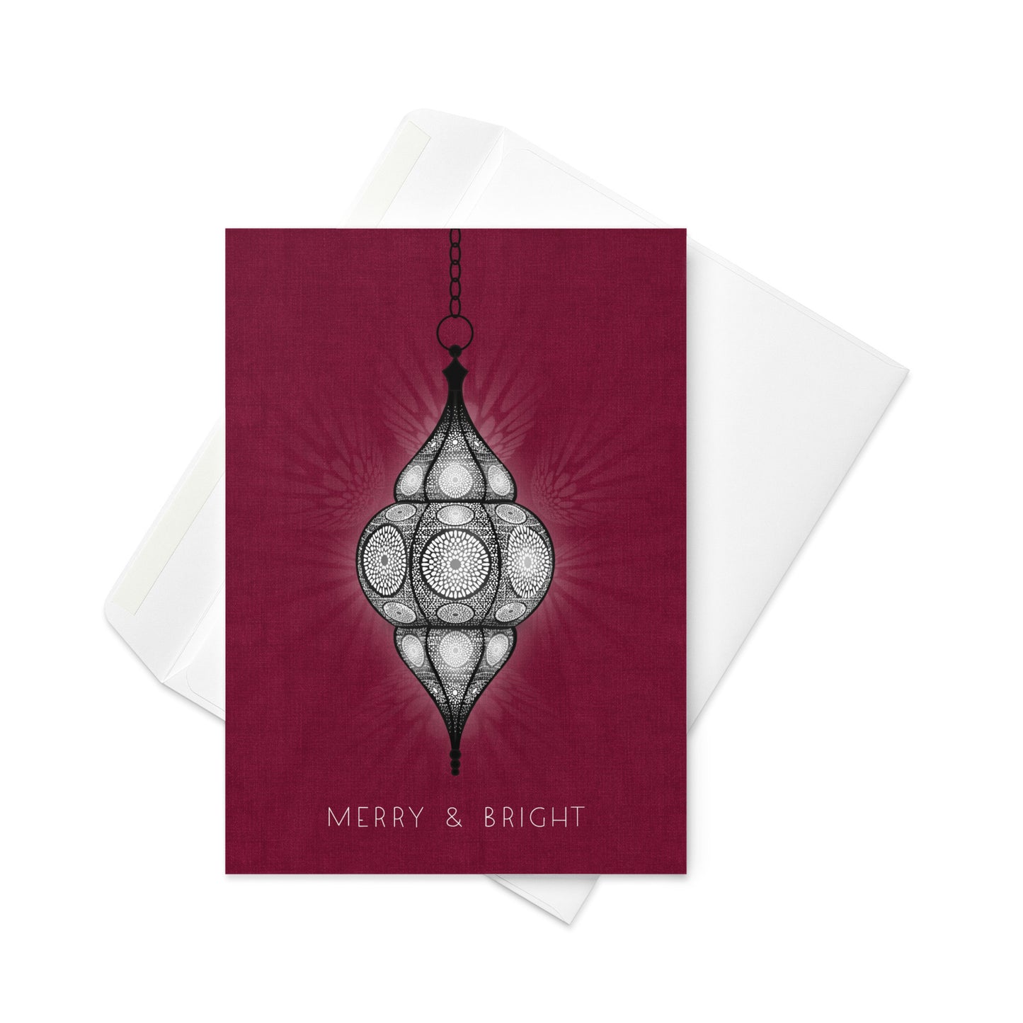 Arabic Lantern Holiday Greeting card