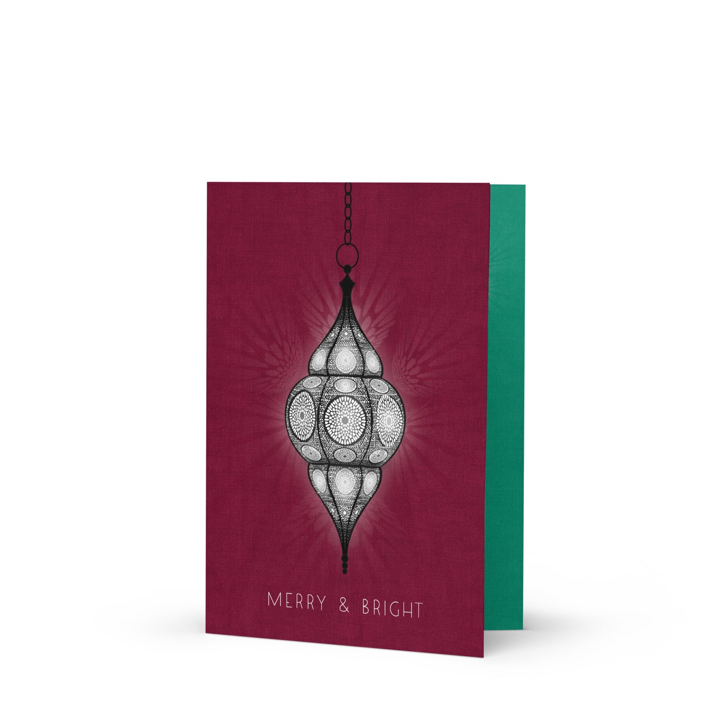 Arabic Lantern Holiday Greeting card