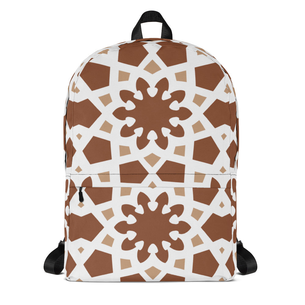 Backpack - Arabesque Boho Chocolate