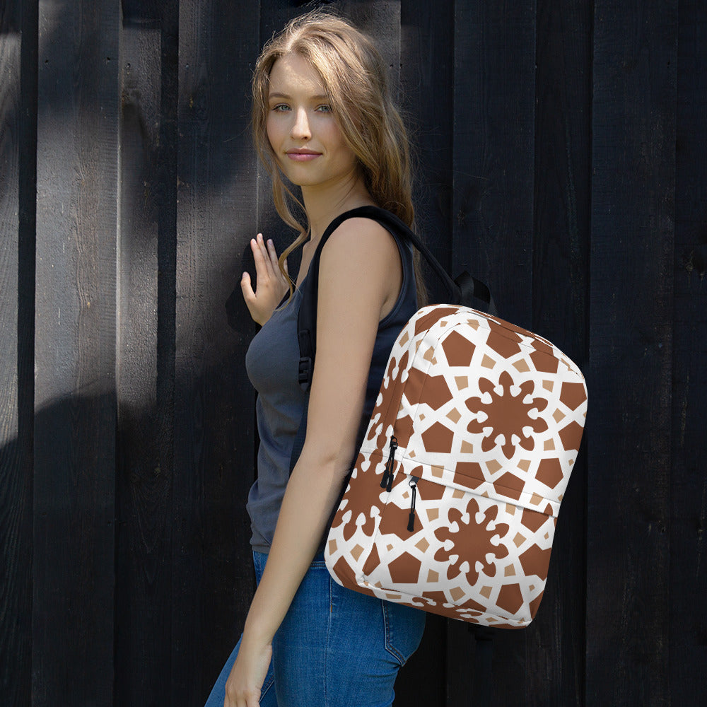 Backpack - Arabesque Boho Chocolate