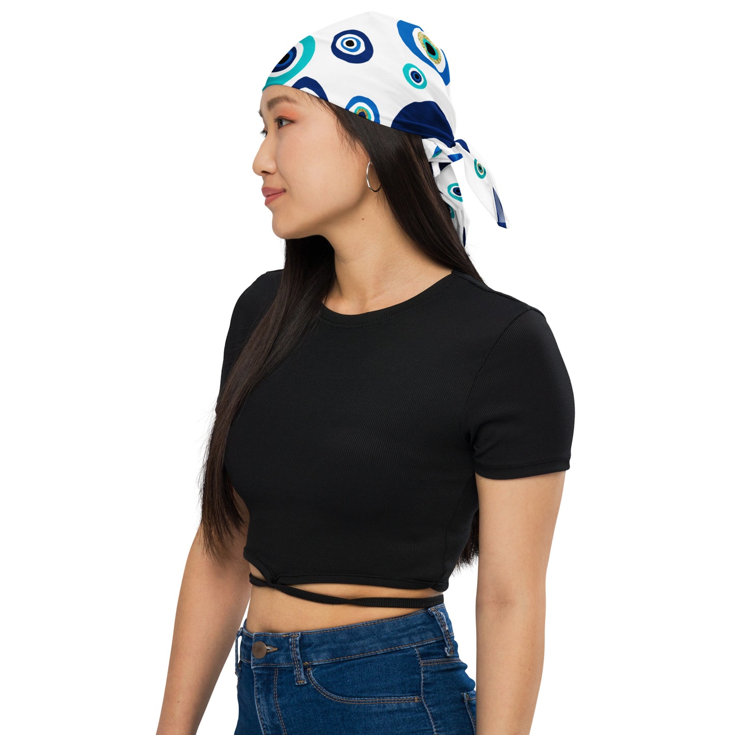 All-over print bandana - Nazar Evil Eye Amulet