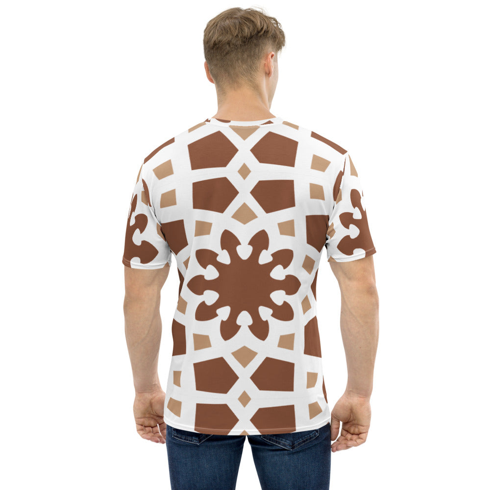 Men's T-shirt - Arabesque Boho Chocolate