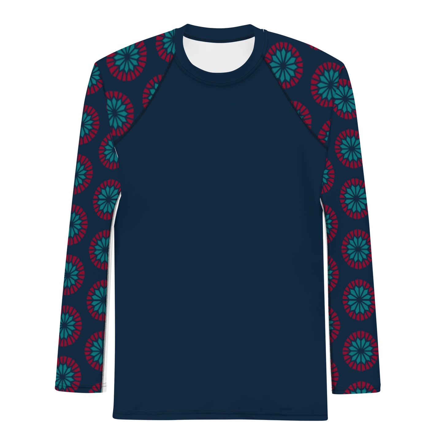 Men's Rash Guard - Geometric Sea Star Sleeve
