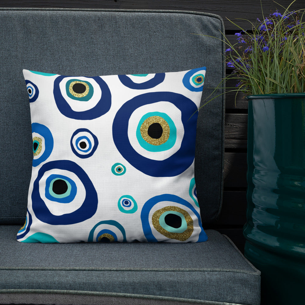 Premium Pillow - Nazar Evil Eye Amulet