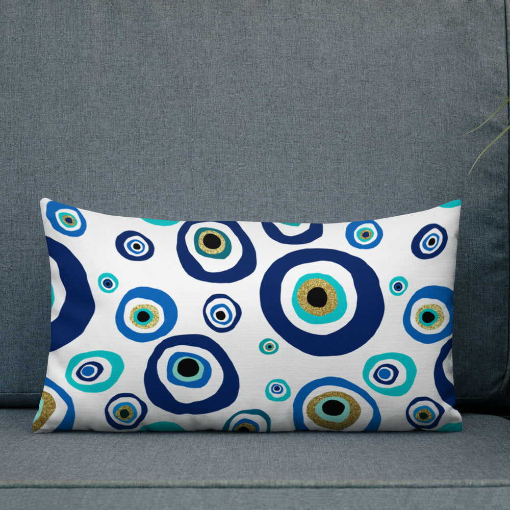 Premium Pillow - Nazar Evil Eye Amulet
