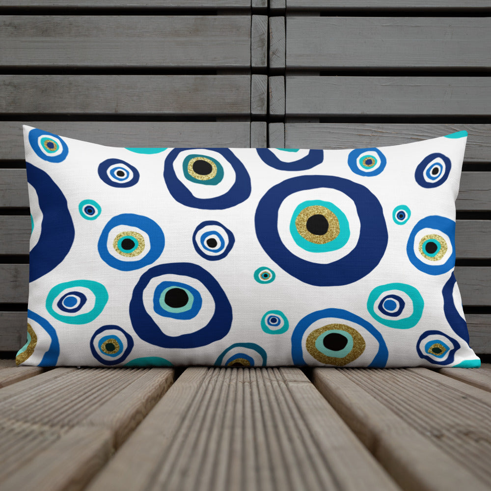 Premium Pillow - Nazar Evil Eye Amulet