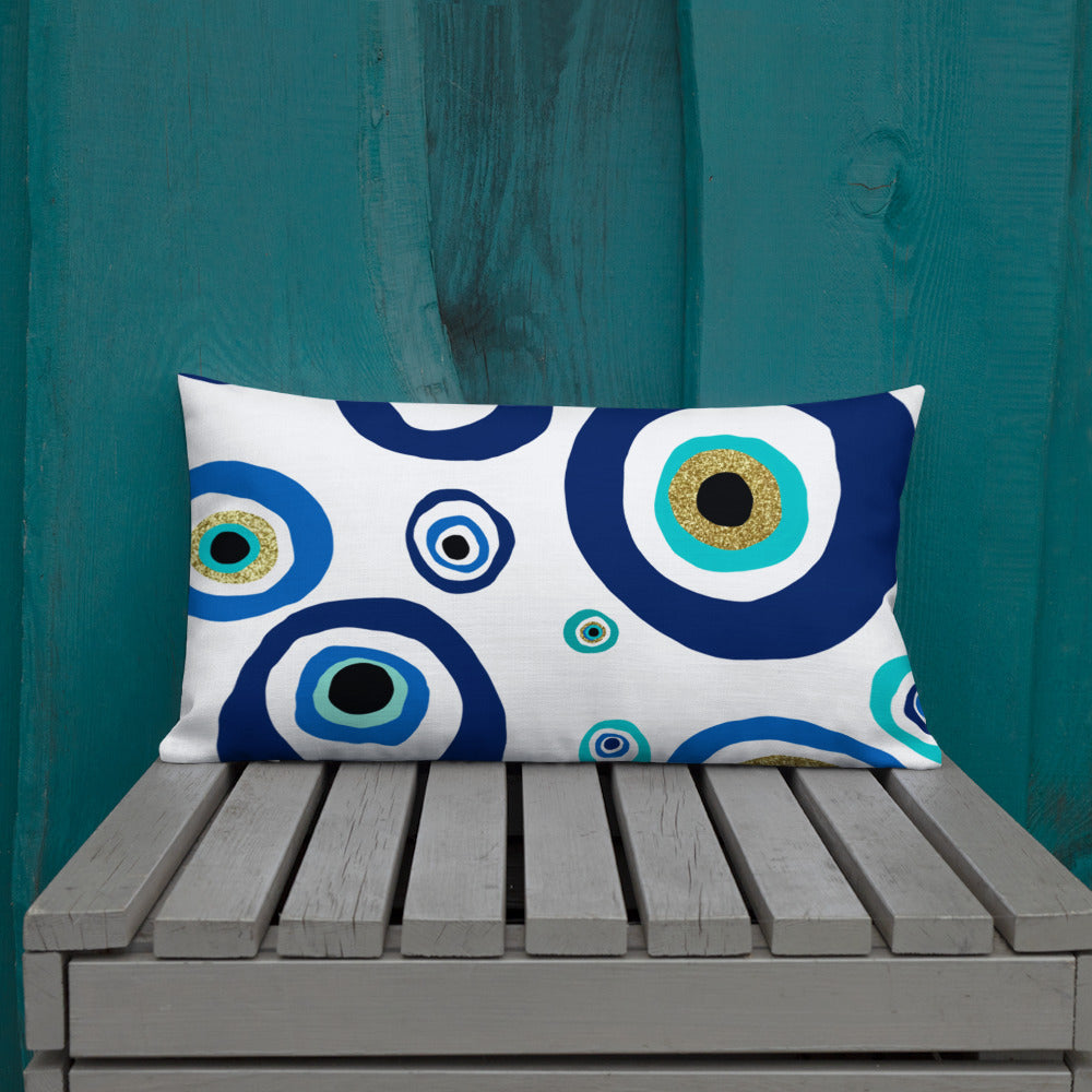 Premium Pillow - Nazar Evil Eye Amulet