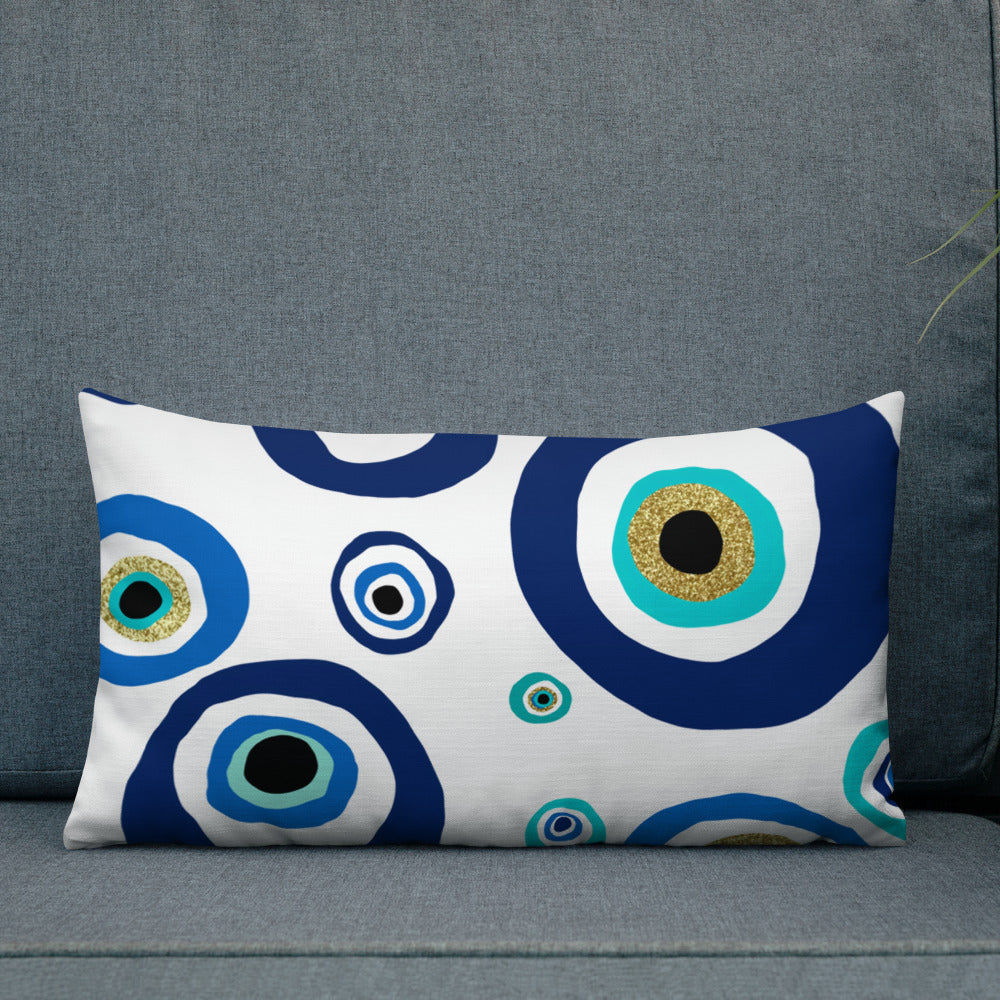Premium Pillow - Nazar Evil Eye Amulet