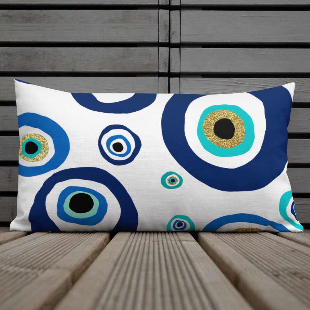 Premium Pillow - Nazar Evil Eye Amulet